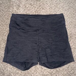 Outdoor Voices M Workout Shorts Weathered Grey Black Yoga Pants NEW Stretch RARE